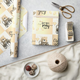 Wählen Sie Glück; wählen Sie Joy; aber beten Sie Geschenkpapier