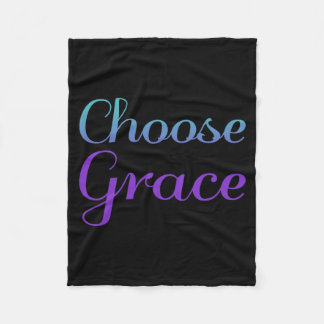 Wählen Sie Grace Präventionsbewusstseinsdesign Fleecedecke