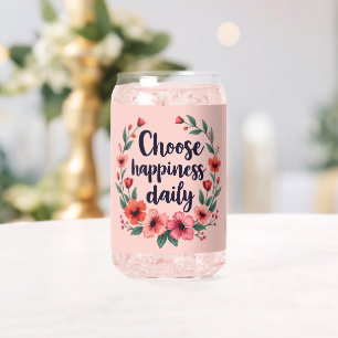 Wählen Sie Happy Daily Floral Wreath Dosenglas