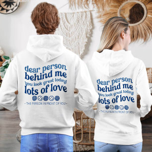 Wählen Sie Happy Hoodie, Ästhetik überdeckt Hoodie
