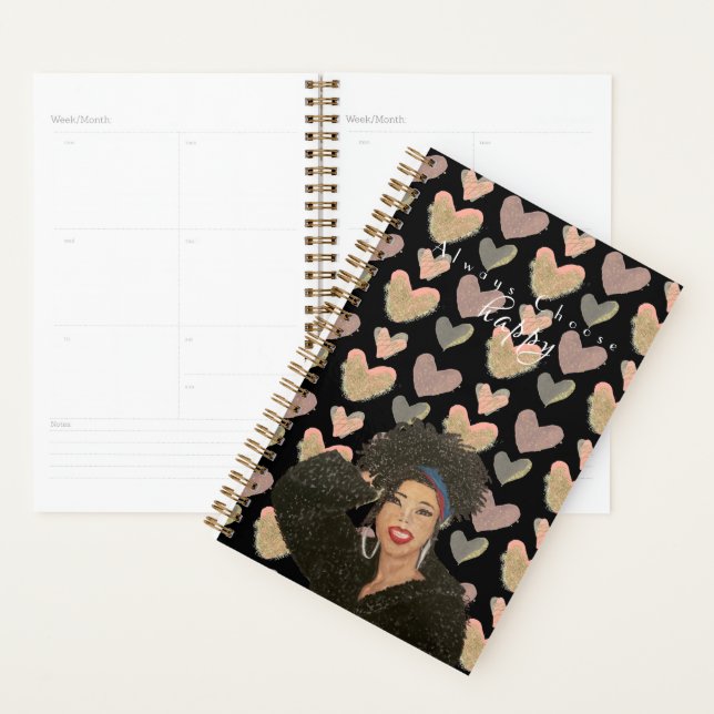 Wählen Sie Happy Spiral Planner Planer (Anzeige)