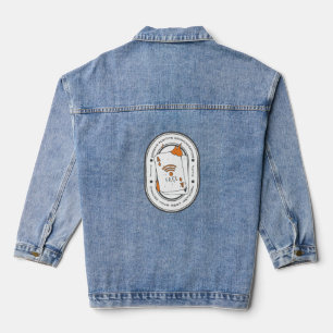 Wählen Sie Ihr Bestes Netzwerk Jeansjacke