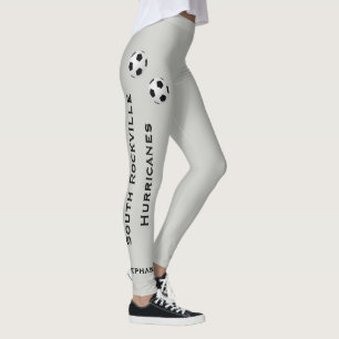 WÄHLEN SIE IHR FARBE- oder Graufußballteam mit Nam Leggings