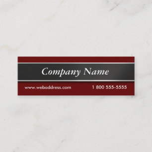 Wählen Sie Ihre Farbberuflichen Mini Visitenkarte