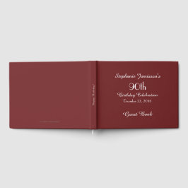 WÄHLEN SIE IHRE FARBE Geburtstagspartei Speicher/G Gästebuch