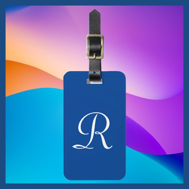 WÄHLEN SIE IHRE farbige blaue Bag-Gepäckmarke für  Gepäckanhänger (Von Creator hochgeladen)