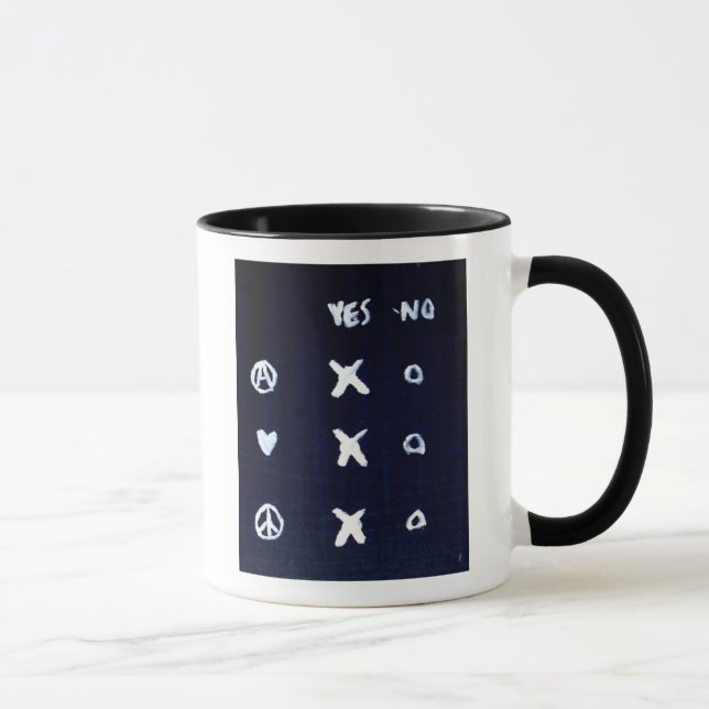 ...Wählen Sie Ihre Freiheit...Kunst von Jutta Gabr Tasse (Rechts)