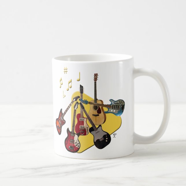 Wählen Sie Ihre Gitarre aus Kaffeetasse (Rechts)