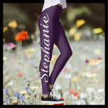 WÄHLEN SIE IHRE Leggings für benutzerdefiniertes Y<br><div class="desc">WÄHLEN SIE IHRE FARBEN Yoga-Leggings! Mit dem Namen in einem weißen Skript bis zu einem Bein! Beispiel ist sehr lila,  aber Sie können leicht anpassen,  um die Farbe Ihrer Wahl. Auch leicht zu ändern oder zu löschen Beispieltext. Alle Rechte vorbehalten © 2016 Alan & Marcia Socolik.</div>