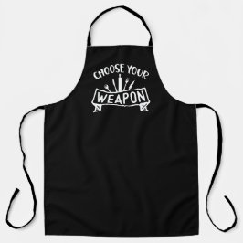 Wählen Sie Ihre Waffe Funny Niedlich Bake Küche Schürze