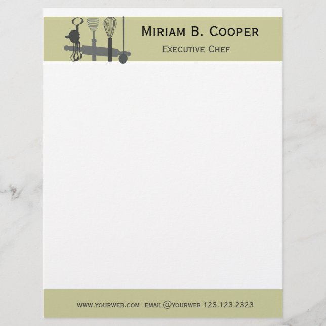 Wählen Sie Ihren beruflichen Briefkopf (Vorderseite)