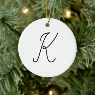 Wählen Sie Ihren eigenen Buchstaben Schriftstil: Keramik Ornament