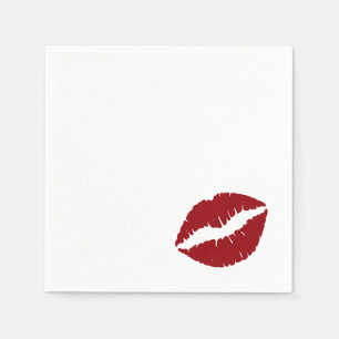 Wählen Sie Ihren Lipstick-Farbklick aus. Serviette