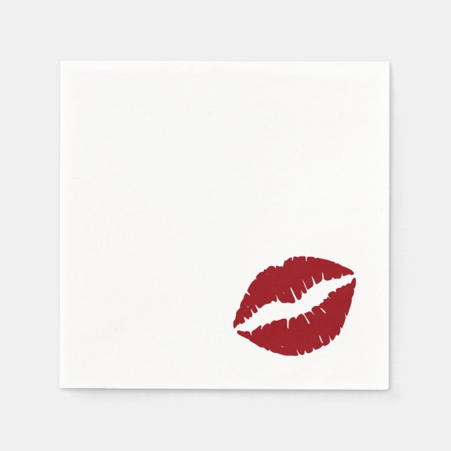 Wählen Sie Ihren Lipstick-Farbklick aus. Serviette (Vorderseite)