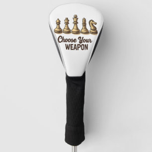 Wählen Sie Ihren Weapon Funny Schach Pieces Player Golf Headcover