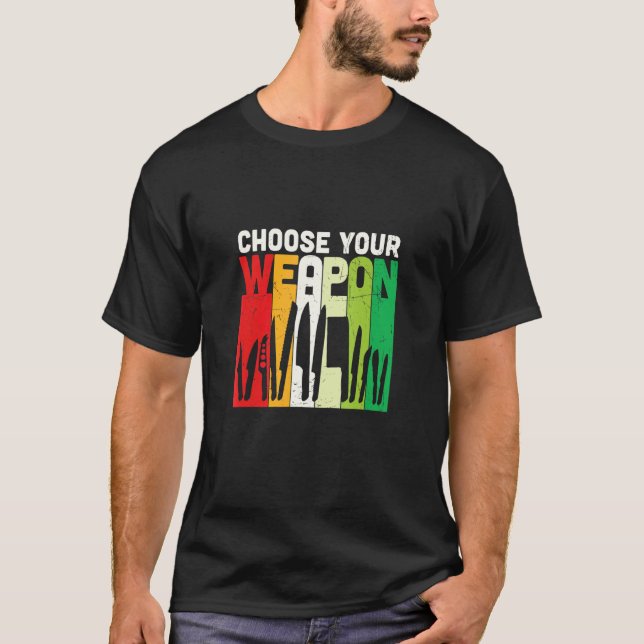 Wählen Sie Ihren Weapon Kitchen Koch Kochen T-Shirt (Vorderseite)