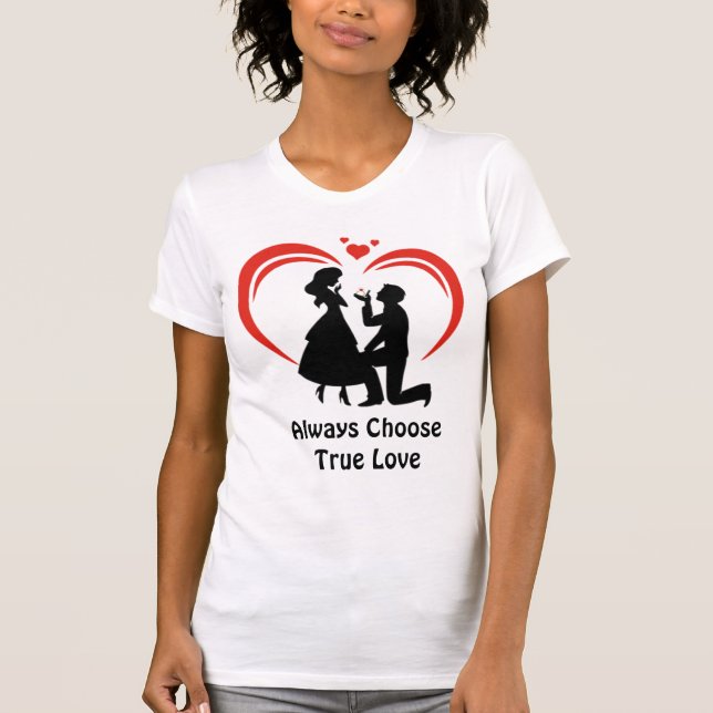Wählen Sie immer True Love - Freefit Natürlich Wom T-Shirt (Vorderseite)