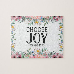 Wählen Sie Joy Romans 15:13 Jigsaw Puzzle