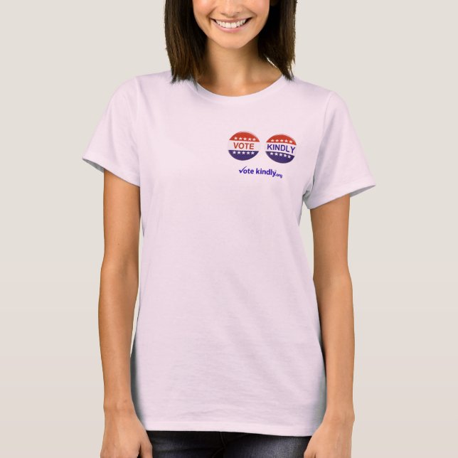 Wählen Sie Kindly Buttons Bio T-Shirt (Vorderseite)