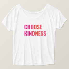 Wählen Sie Kindness Sunset Slouchy T-Shirt