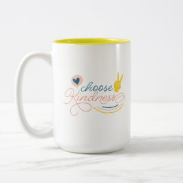 Wählen Sie Kindness-Tasse Zweifarbige Tasse
