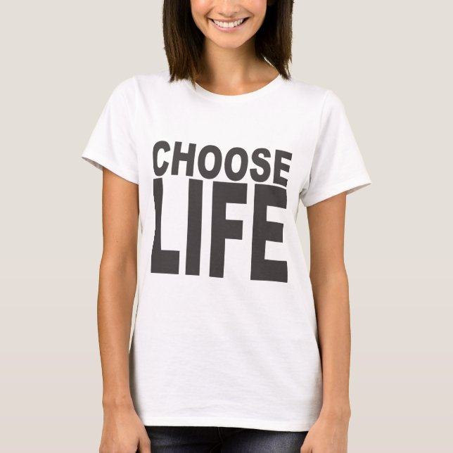 Wählen Sie Leben-T - Shirt - 80er T-Shirts (Vorderseite)