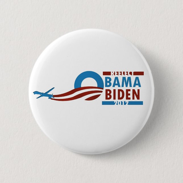 Wählen Sie Obama Biden 2012 wieder Button (Vorderseite)
