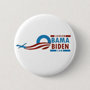 Wählen Sie Obama Biden 2012 wieder Button