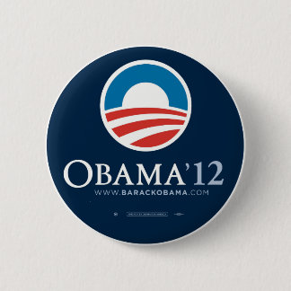 Wählen Sie Präsidenten Barack Obama 2012 wieder Button