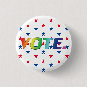 Wählen Sie Regenbogenabweichungen Typografie patri Button