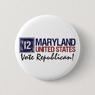 Wählen Sie Republikaner 2012 – Vintage Maryland Button
