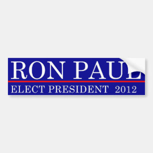Wählen Sie Ron Paul 2012 Autoaufkleber