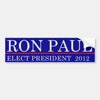 Wählen Sie Ron Paul 2012 Autoaufkleber