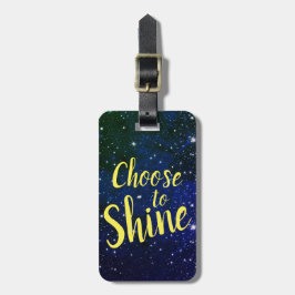 Wählen Sie Shine Stars Cosmos Gepäckanhänger