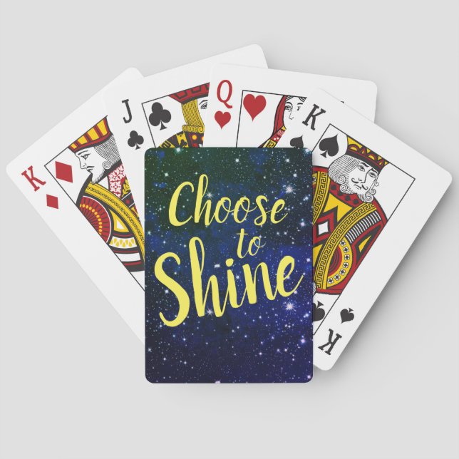 Wählen Sie Shine Stars Cosmos Spielkarten (Rückseite)