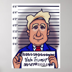 Wählen Sie Trump Matte Poster