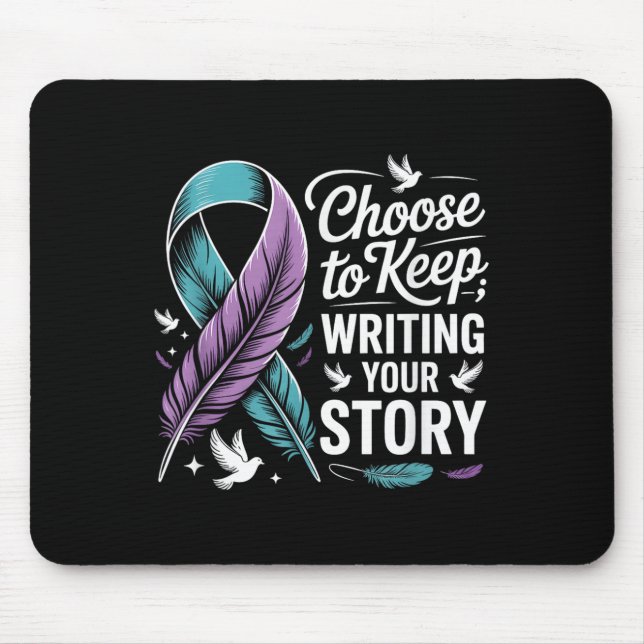 Wählen Sie, um das Schreiben Ihres Storys zu Behal Mousepad (Vorne)