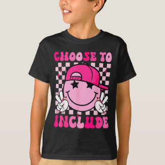 Wählen Sie, um lustiges Lächeln für Autismus-Bewus T-Shirt