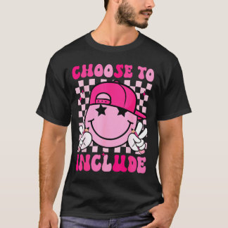 Wählen Sie, um lustiges Lächeln zur Sensibilisieru T-Shirt