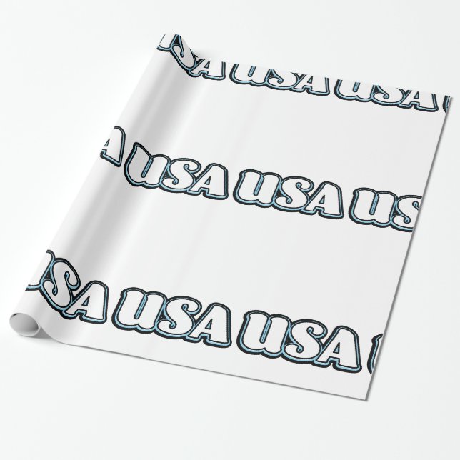 Wählen Sie USA Geschenkpapier (Ungerollt)