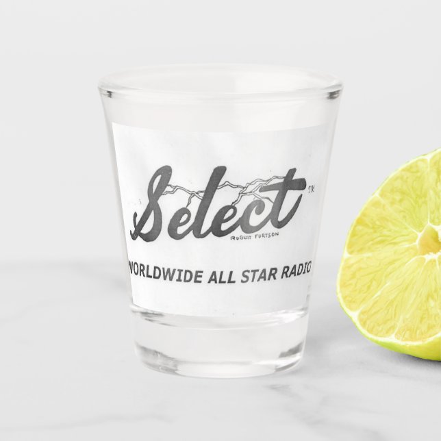 WÄHLEN Sie weltweit die gesamte Star Radio Shot Br Schnapsglas (Vorderseite)