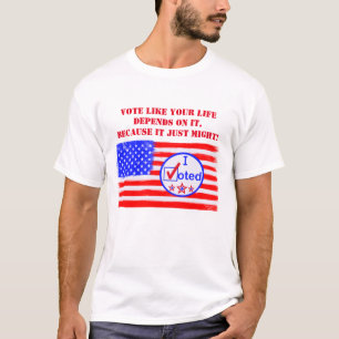 "Wählen Sie, wie Ihr Leben abhängt..." T-Shirt der