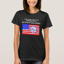 "Wählen Sie, wie Ihr Leben abhängt..." T-Shirt der
