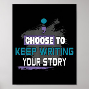 Wählen Sie zum Schreiben Ihrer Story inspirierende Poster