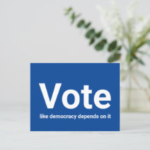 Wahlen wie Demokratie hängen von Weiß und Blau ab