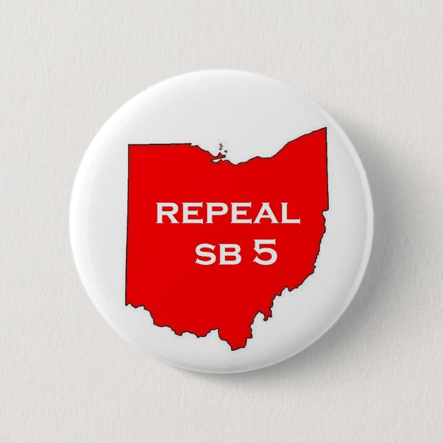 Wählerknöpfe Aufhebungs-Ohios SB5 Button (Vorderseite)