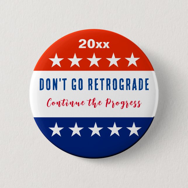 Wahlkampagne - Anpassbare Schaltfläche Button (Vorderseite)
