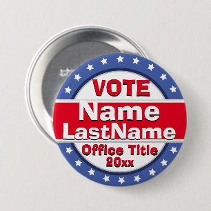 Wahlkampagne Politisch Button