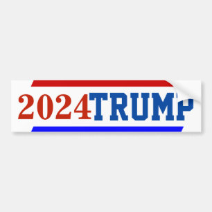 Wahlkampf 2024: Präsident TRUMP Autoaufkleber