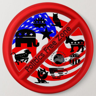 Wahlkampf-Abwehrmittel-Knopf Button